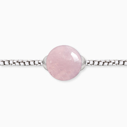 Engelsrufer bracelet silver rose quartz stone