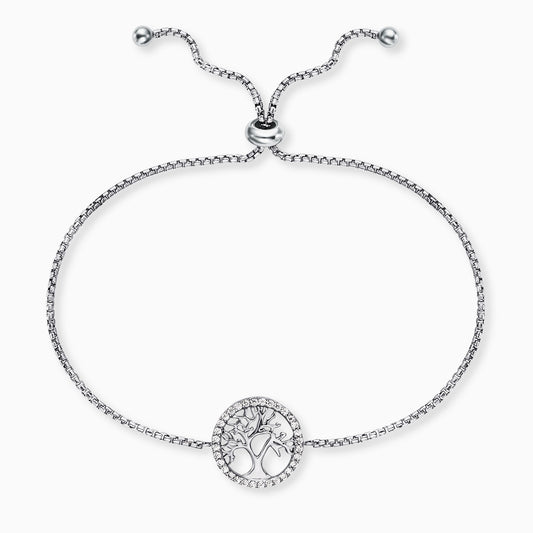 Engelsrufer women's bracelet tree of life silver with zirconia stones