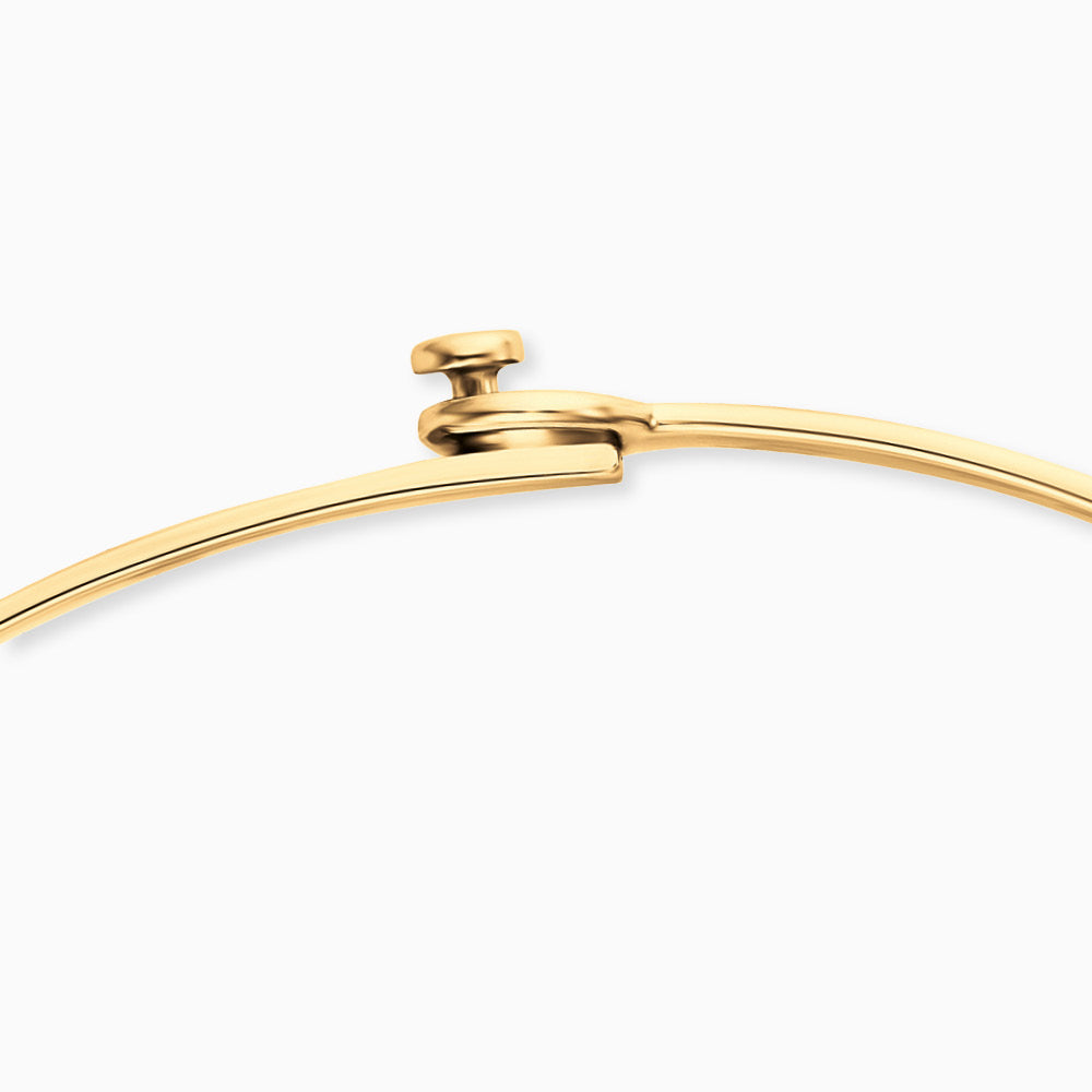 Engelsrufer bangle with heart wing pendant - silver / gold