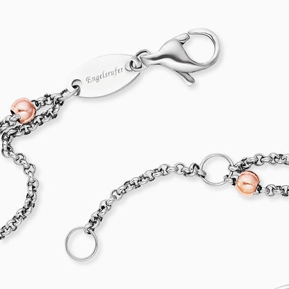 Engelsrufer Duo 2 in 1: Bracelet anklet BOHO hearts bicolor