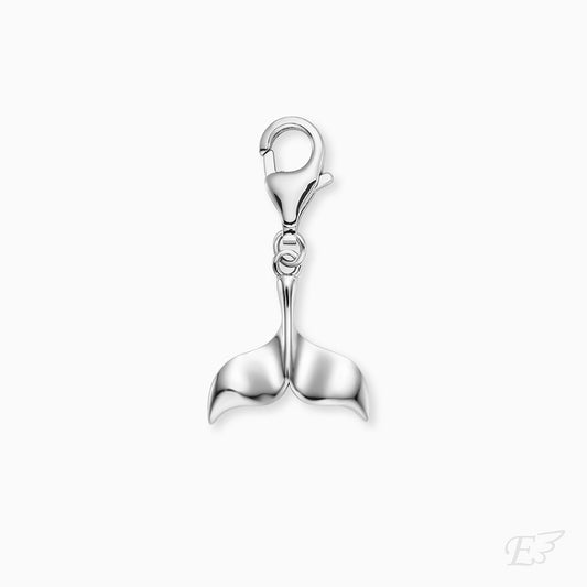 Engelsrufer Charm for Charm Bracelet 925 Sterling Silver Aloha Dolphin Fin