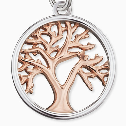 Engelsrufer charm women's tree of life bicolor silver & rosé