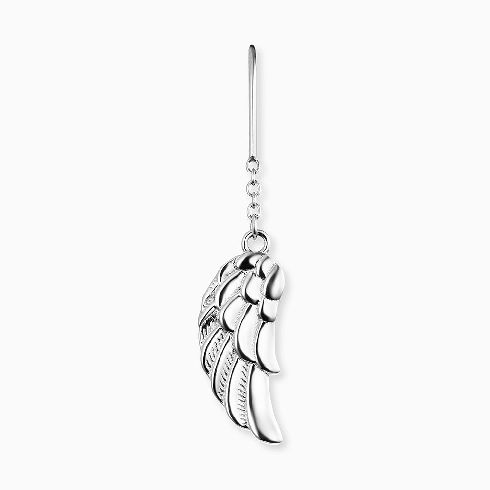 Engelsrufer women's earrings with feather in silver