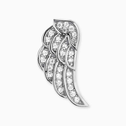 Engelsrufer earrings wings silver studs with zirconia stones