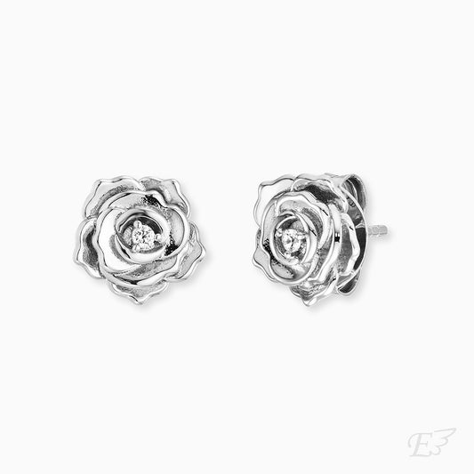 Engelsrufer women's earrings silver with rose