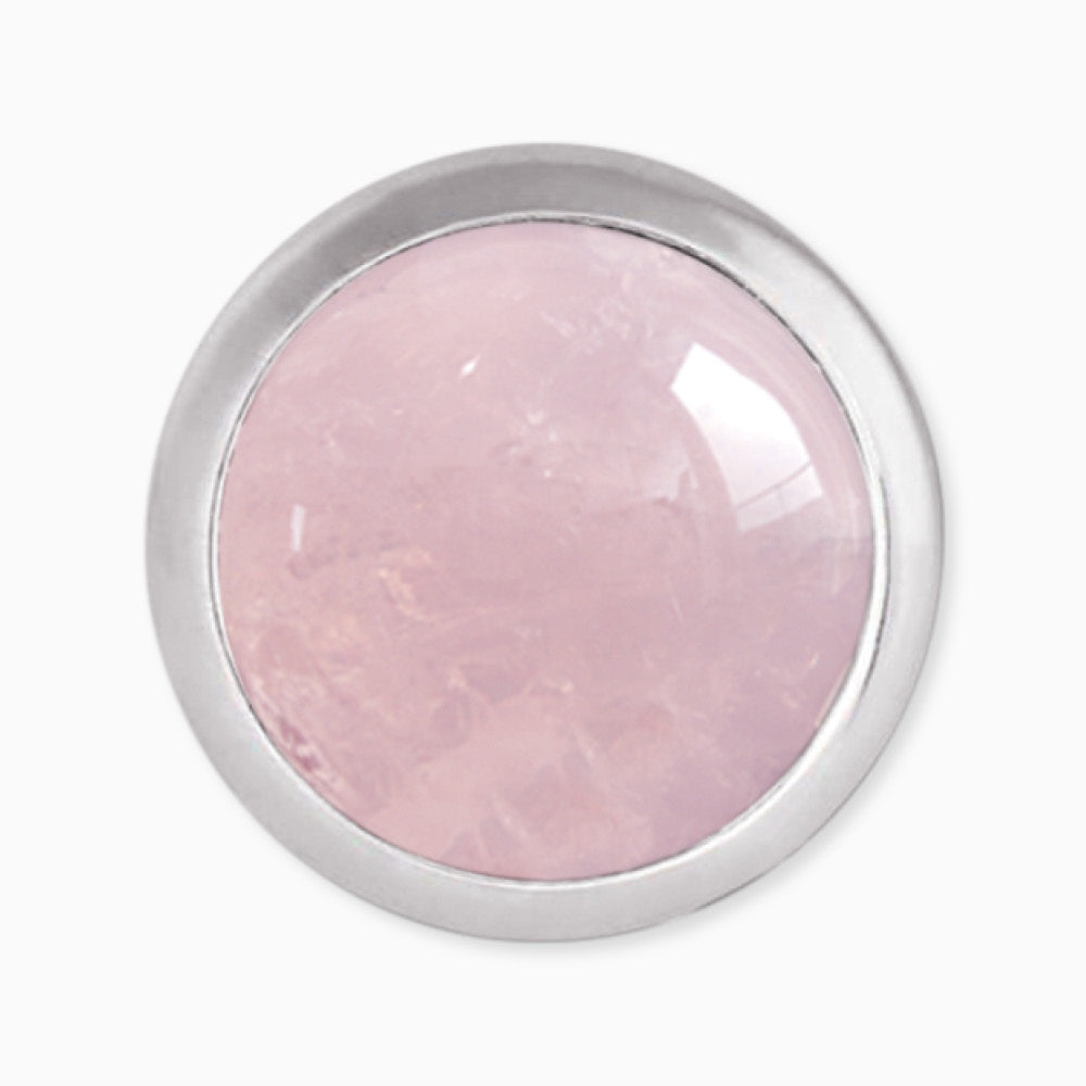 Engelsrufer ear studs rose quartz silver