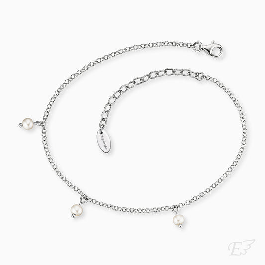 Engelsrufer women's anklet real silver with freshwater pearls
