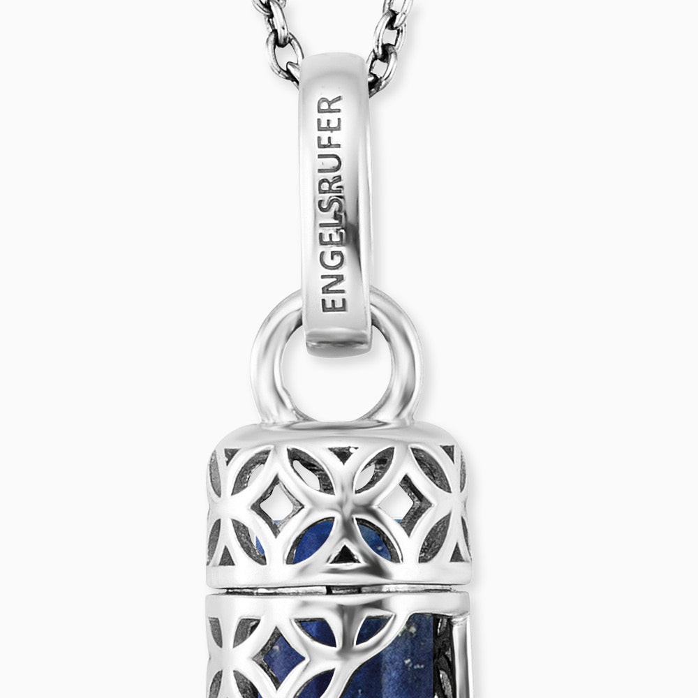 Engelsrufer silver necklace with pendant with lapis lazuli power stone size M