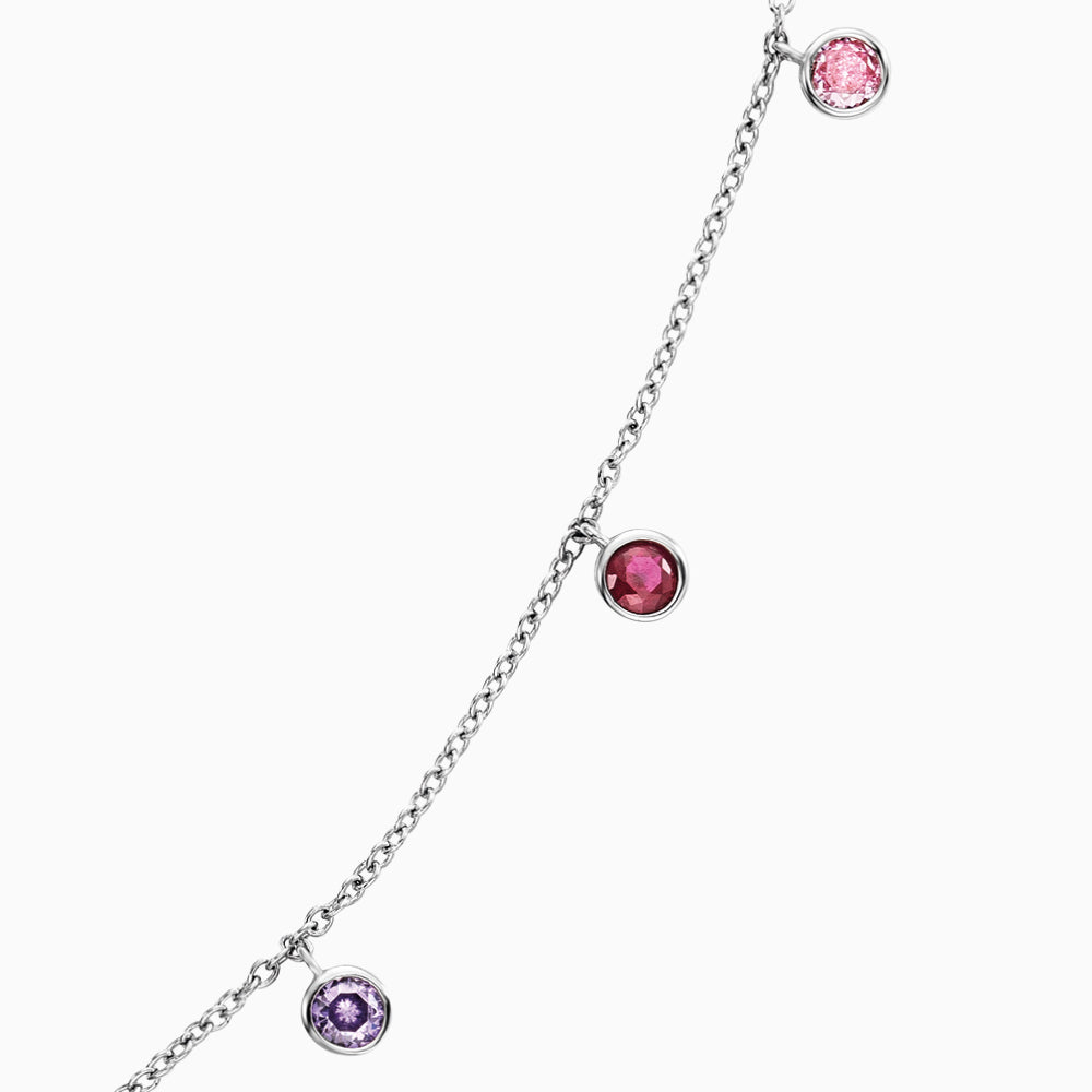 Engelsrufer women's necklace Moonlight silver with zirconia multicolor