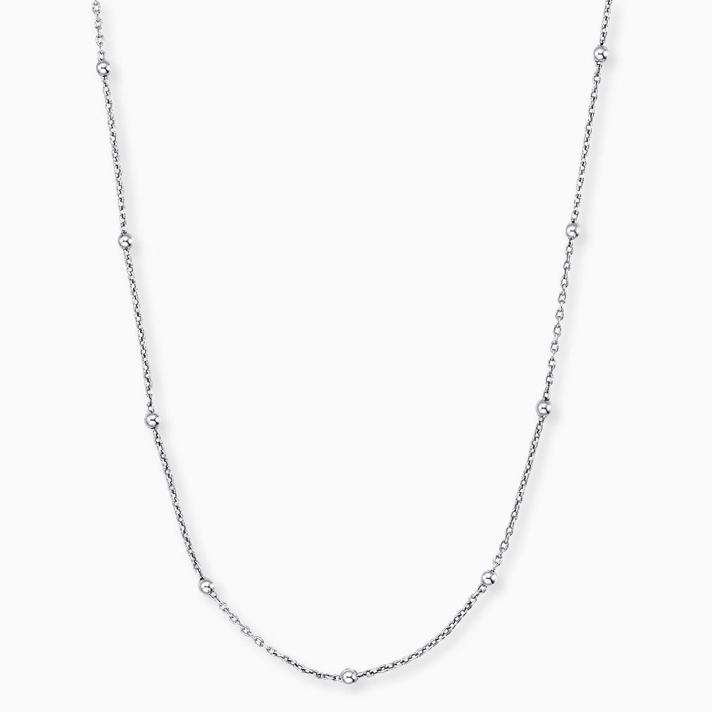 Engelsrufer Damen Kugelkette mit silbernen Perlen 50 / 60 cm