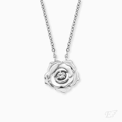 Engelsrufer women's necklace starling silver with rose and zirconia