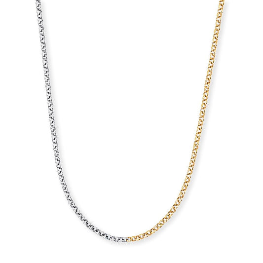 Engelsrufer women's pea necklace bicolor silver 45cm