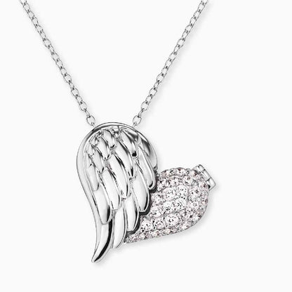 Engelsrufer women's necklace with medallion & heart wings