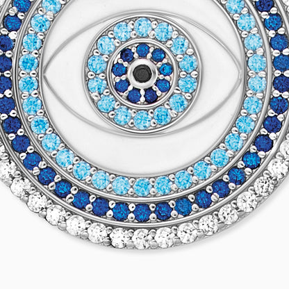 Engelsrufer women's necklace silver Nazar eye with enamel & zirconia stones Lucky Eye