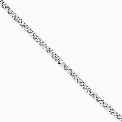 Engelsrufer women's pea necklace silver diamond-coated 45 / 50 cm