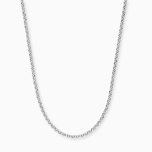 Engelsrufer women's pea necklace silver diamond-coated 45 / 50 cm