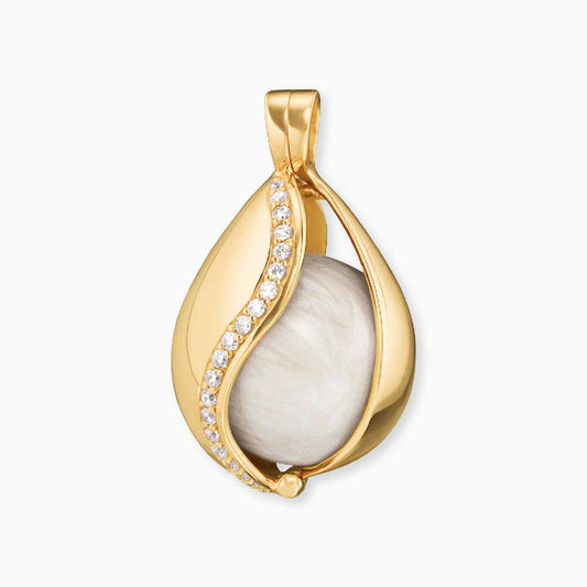 Engelsrufer Tear of Heaven pendant gold with zirconia in different sizes
