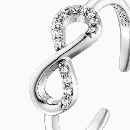 Engelsrufer ring women's silver infinity with zirconia