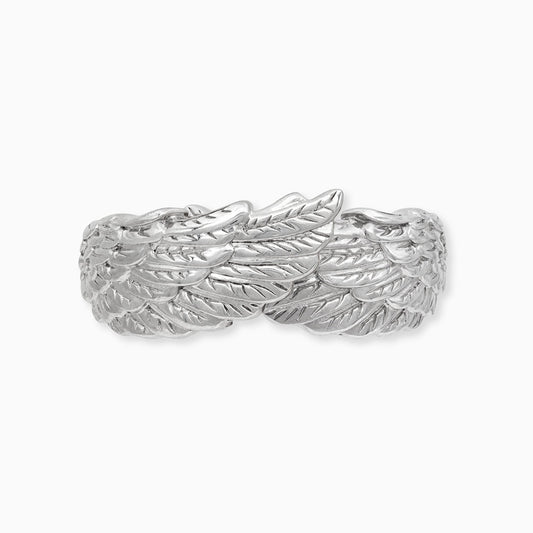 Engelsrufer size-adjustable ring wing symbol sterling silver