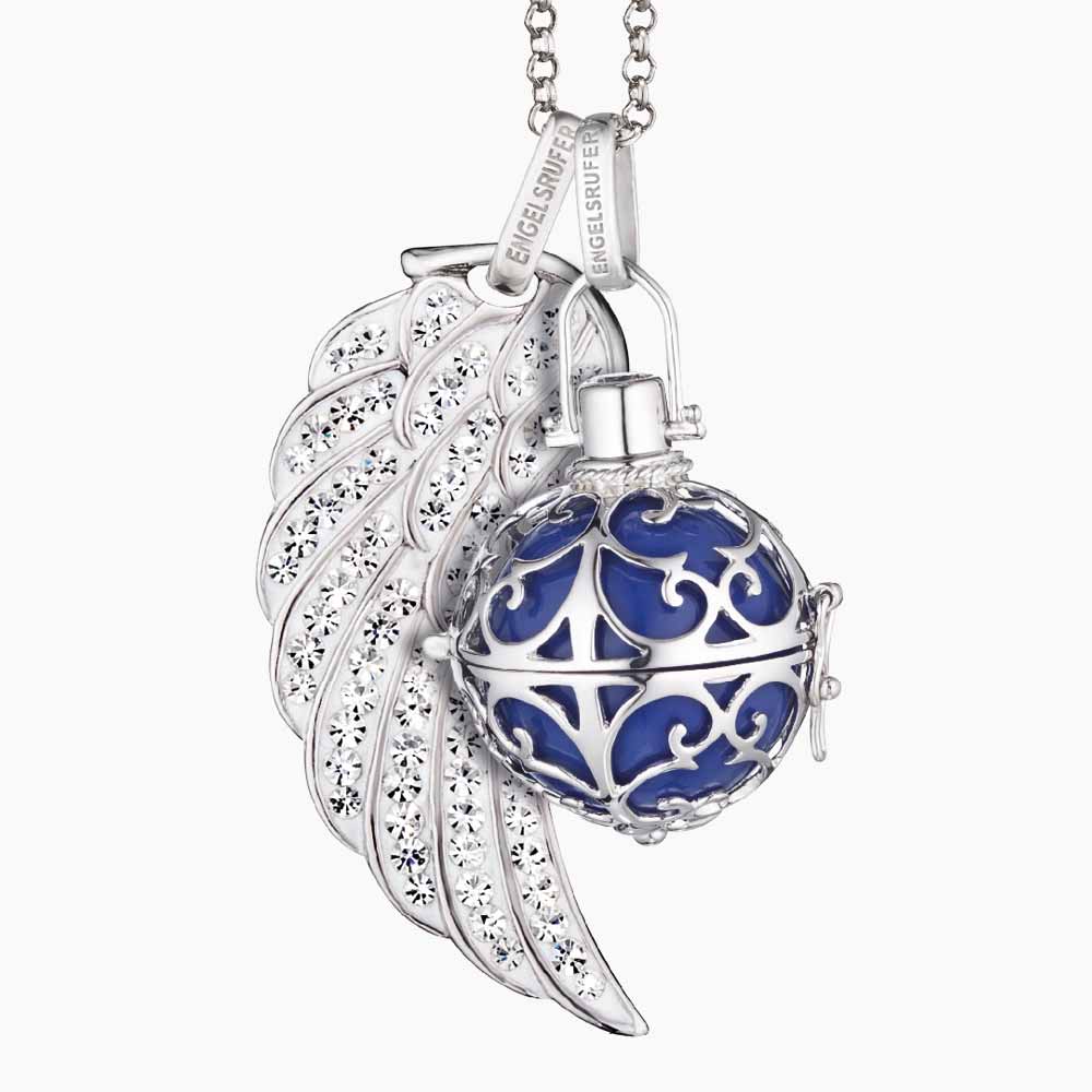 Engelsrufer women's pendant with silver wings decorated with crystals