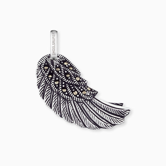 Engelsrufer pendant angel wings for women silver with marcasite stones