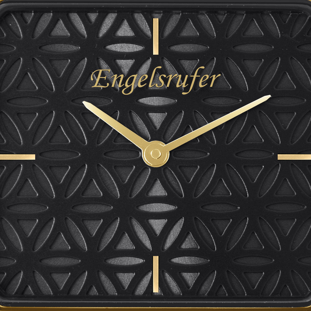 Engelsrufer wristwatch Flower of Life with stainless steel bracelet in gold