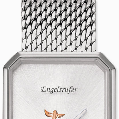 Engelsrufer bracelet watch tree of life with silver mesh band