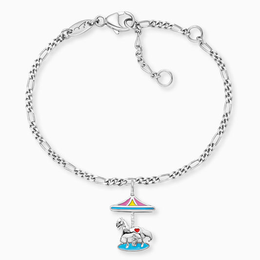 Engelsrufer girls children's bracelet silver with carousel