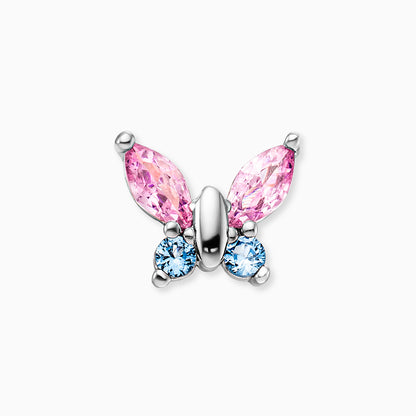 Engelsrufer Kinderohrstecker Mädchen Schmetterling mit Zirkonia Multicolor