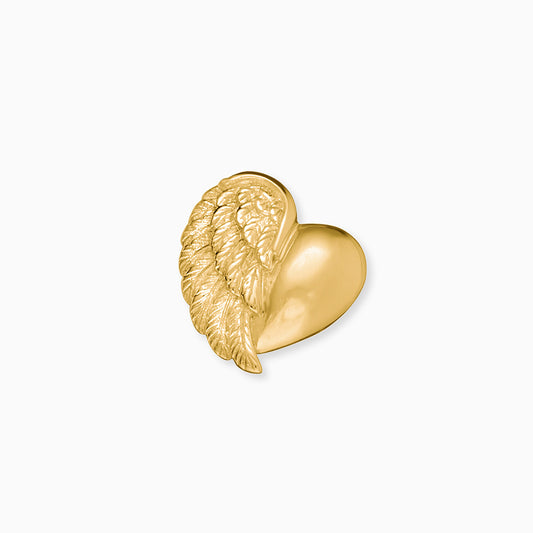 Engelsrufer girls earrings heart wings gold plated