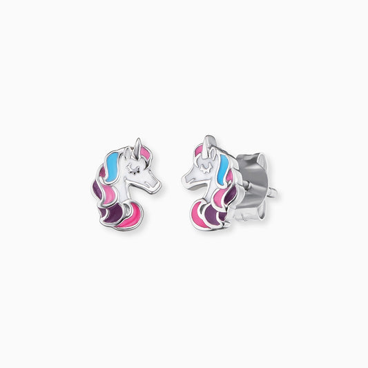 Engelsrufer children's earrings silver with colored unicorn
