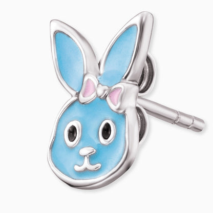 Engelsrufer children's earrings silver with blue rabbit