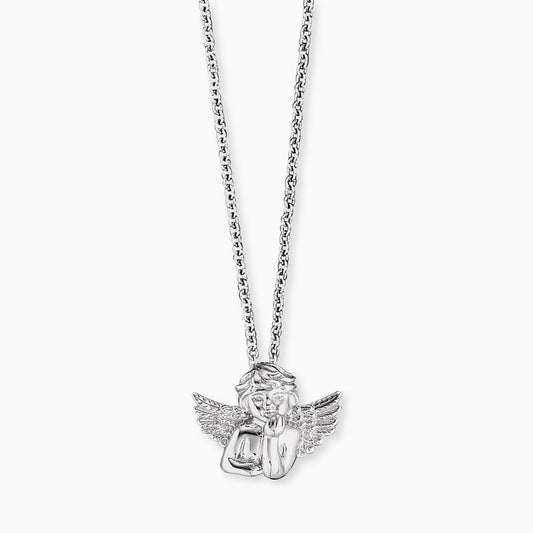 Engelsrufer girls' children's necklace silver guardian angel pendant