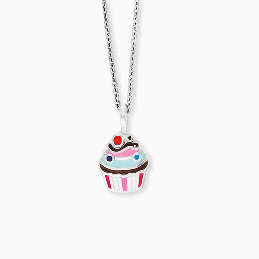 Engelsrufer children's necklace girls silver with muffin pendant
