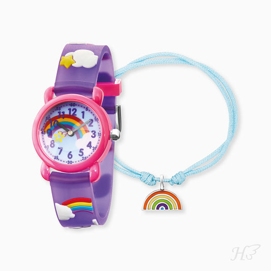 Engelsrufer children's watch set with rainbow motifs