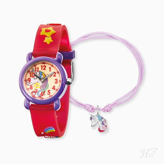 Engelsrufer children's watch set with unicorn motifs