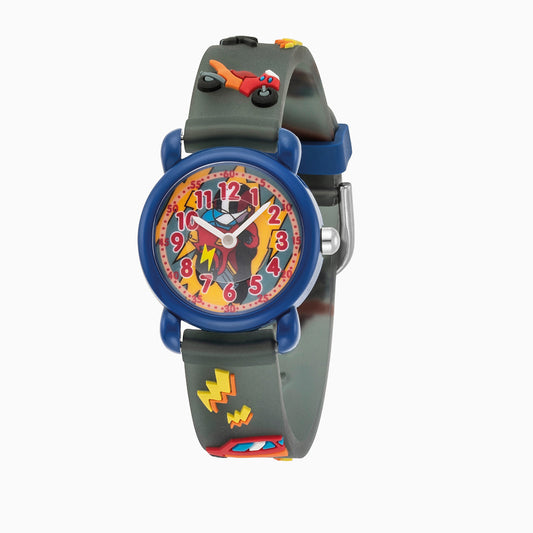 Engelsrufer children's watch racing driver multicolor for boys including pencil case